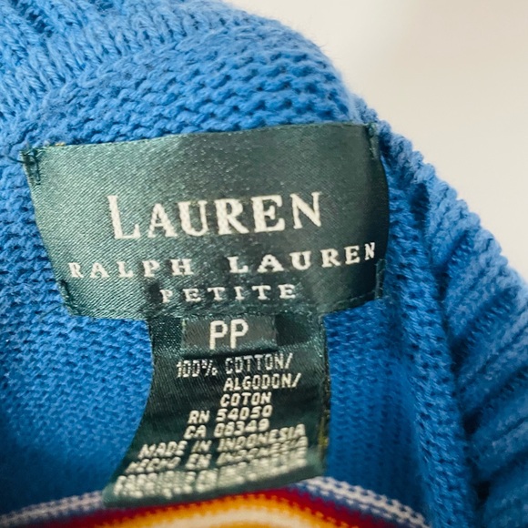 Ralph Lauren Vintage Cotton 3/4 Zip - Picture 9 of 9